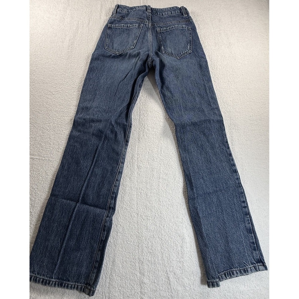 Garage Denim High Rise Mom Jeans Distressed Blue Denim Size 00